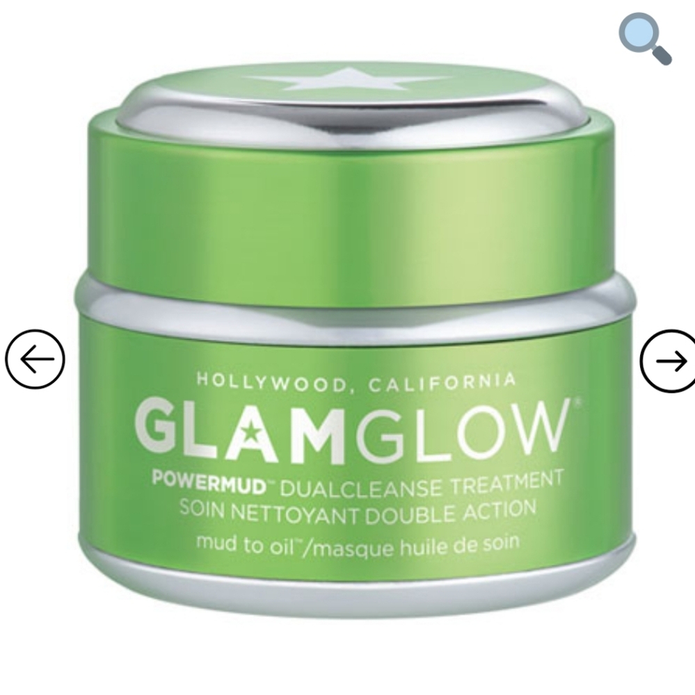 Glamglow Powermud Mask Dual Cleanse Mud to Oil Treatment NEW Full Size